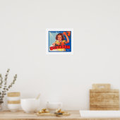 Sunbeam Orange Label Poster (Küche)