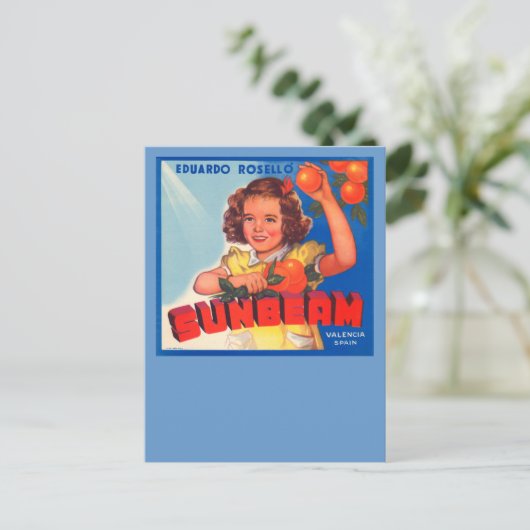 Sunbeam Postkarte (Stehend Vorderseite)