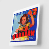 Sunbeam Quadratische Wanduhr (Winkel)