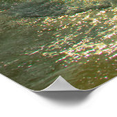 Sunbeam Sunset Sky Beach Twilight Travel Indonesie Poster (Ecke)