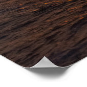 Sunbeam Sunset Sky Ocean Rocks Twilight Poster (Ecke)
