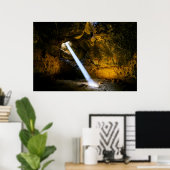 Sunbeam Through a Lava Tube Poster (Heimbüro)