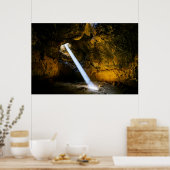Sunbeam Through a Lava Tube Poster (Küche)
