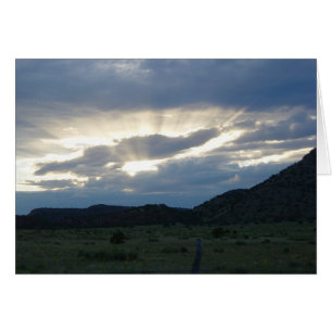 Sunbeams-aufsteigende Karte