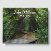 Sunbeams in Woods for Memorial Gästebuch (Vorderseite)