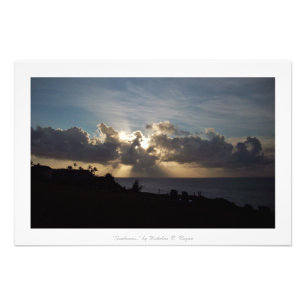 "Sunbeams-" Kauai-Natur-Dekor Fotodruck