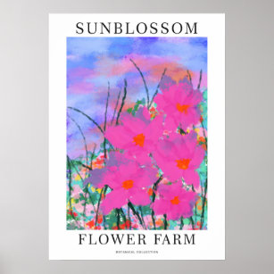 Sunblossom Flower Farm Poster