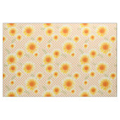 Sunblumen Gingham Stoff (Fat Quarter (45,7 x 55,9 cm))