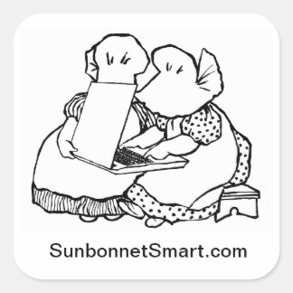 Sunbonnet Smart Large Stickers