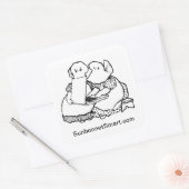 Sunbonnet Smart Large Stickers (Umschlag)