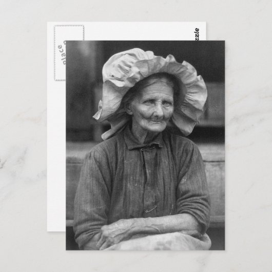 Sunbonnet Style, 1930 Postkarte (Vorne/Hinten)