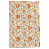 Sunburned Wattle and Eucalyptus Blooms Wrapping Pa Mittlere Geschenktüte (Vorderseite)