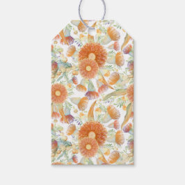 Sunburned Wattle und Eukalyptus Blooms Geschenkanhänger