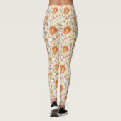 Sunburned Wattle und Eukalyptus Blooms Leggings (Rückseite)