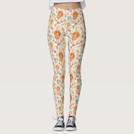 Sunburned Wattle und Eukalyptus Blooms Leggings