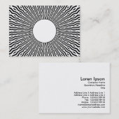 Sunburst 02 visitenkarte (Vorne/Hinten)