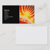 Sunburst 1.1 - Fraktal Visitenkarte (Vorne/Hinten)