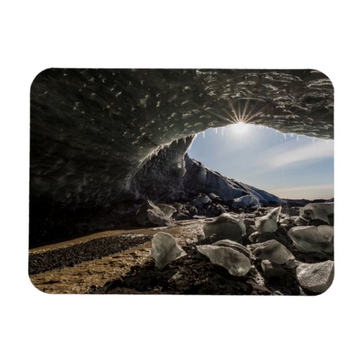 Sunburst at ice cave entrance magnet (Horizontal)
