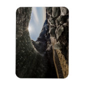 Sunburst at ice cave entrance magnet (Vertikal)