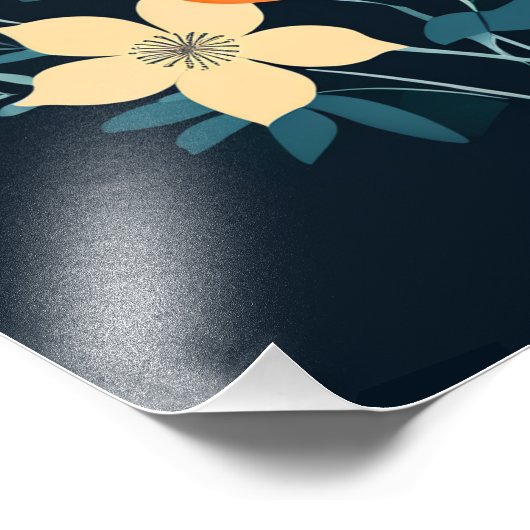 Sunburst Blooms Fotodruck (Ecke)