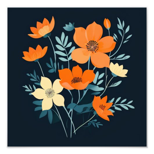 Sunburst Blooms Fotodruck (Vorne)