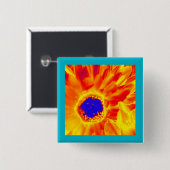 Sunburst-Blume Button (Vorne & Hinten)