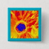 Sunburst-Blume Button (Vorderseite)