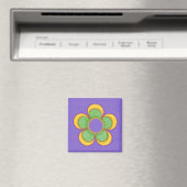 Sunburst-Blume Magnet (In Situ (Geschirrspüler))