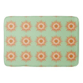 Sunburst Boho Bath Mat Badematte (Vorderseite)