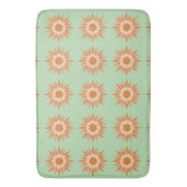 Sunburst Boho Bath Mat Badematte (Vorderseite Vertikal)