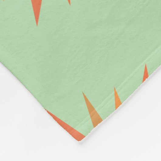 Sunburst Boho Fleece Blanket (Ecke)