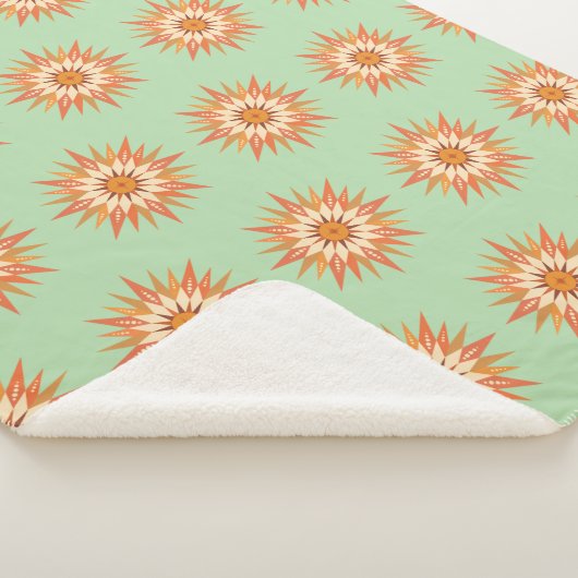 Sunburst Boho Sherpa Blanket Sherpadecke (3/4)