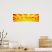 Sunburst Camel Caravan Poster (Küche)