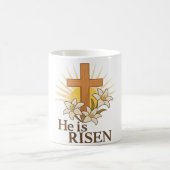 Sunburst Cross & Lily Faith Kaffeetasse (Mittel)