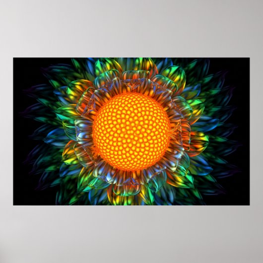 Sunburst Daisy Poster (Vorne)