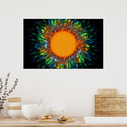 Sunburst Daisy Poster (Küche)