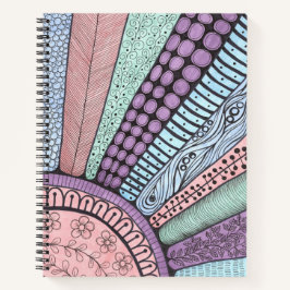 Sunburst Design Notebook Notizblock