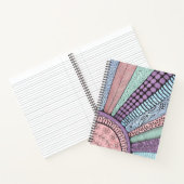 Sunburst Design Notebook Notizblock (Innenseite)