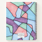 Sunburst Design Notebook Notizblock (Rückseite)