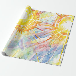 Sunburst Elegance Geschenkpapier