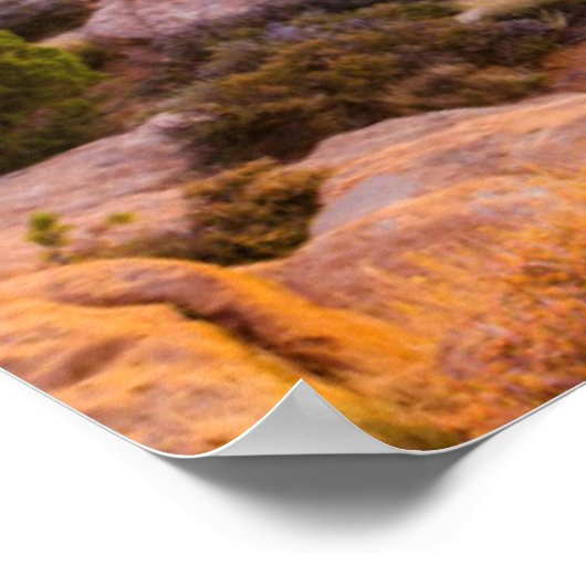 Sunburst in Canyon de Chelly, AZ Poster (Ecke)