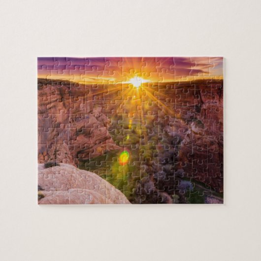 Sunburst in Canyon de Chelly, AZ Puzzle (Horizontal)