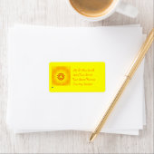 Sunburst Labels Adressaufkleber (Insitu)