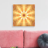 SunBurst-Leinwand Leinwanddruck (Insitu (Wohnzimmer))