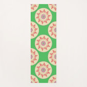 Sunburst Mandala Friedlich Yoga Mat Yogamatte (Vorderseite)