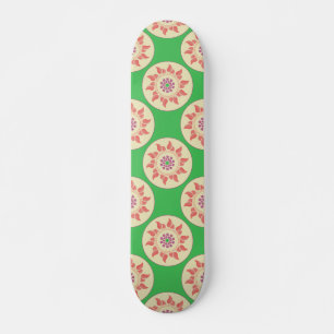 Sunburst Mandala Skate Deck Skateboard