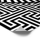 Sunburst Op Art Poster (Ecke)