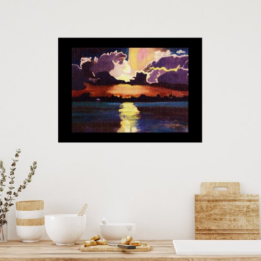 SUNBURST-PALETTE POSTER (Küche)