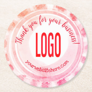 Sunburst Peppermint Candy Square Paper Untersetzer