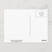 Sunburst Phoenix Postkarte (Rückseite)